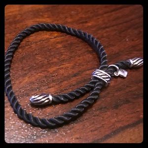 David Yurman bracelet with silver tone accents